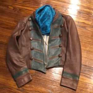 PHILIP LIM soft lamb leather military style.